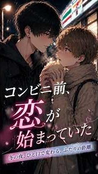 コンビニ前、恋が始まっていた。冬の夜、ひと口で変わる、ふたりの距離。【1分BL朗読】#BL