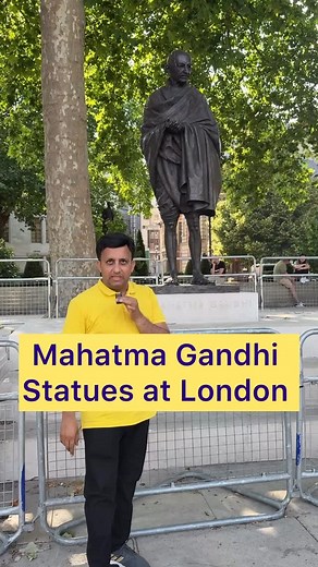 173 reactions · 6 comments |  Gandhi Ji at the Heart of British Power  Standing tall at Parliament Square, London, Mahatma Gandhi’s statue is a powerful symbol of peace and resilience — just steps away from the very seat of the empire he helped dismantle. A reminder: truth and non-violence echo louder than any empire. ✊ #GandhiInLondon #ParliamentSquare #LegacyOfPeace #IndiaUK #GandhiStatue #LondonHistory | Pawan Kamboj | Facebook