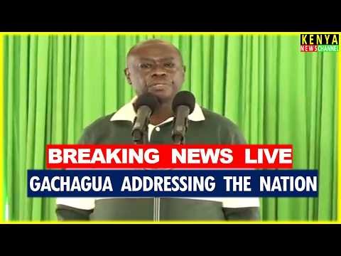 LIVE - Rigathi Gachagua addressing the Nation from Wamunyoro with Leaders from Othaya Nyeri