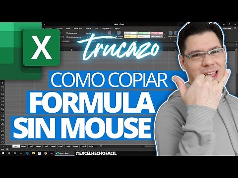 How to COPY A FORMULA WITHOUT DRAGGING IT with the Mouse