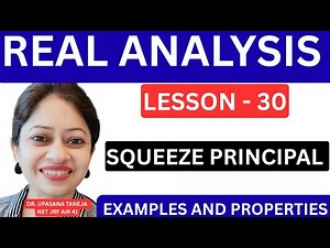 Squeeze Principle – How to Use It in Limits & Sequences | Real Analysis | BSc | MSc | NET | IIT JAM