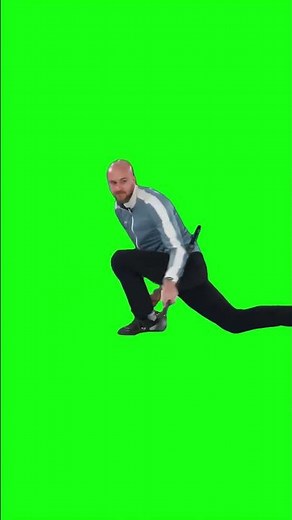 No scope 360 curling Meme Green Screen