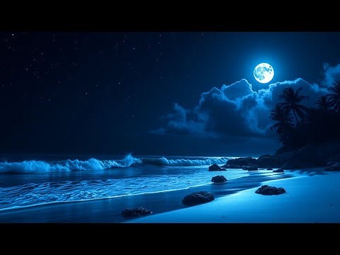 Peaceful Ocean Surf Sounds for Sleep Calm | Sea Waves White Noise Ambience for Relaxation Meditation
