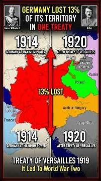 Germany Lost 13% Territory After WWI | Treaty of Versailles Explained