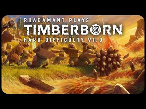 Timberborn Version 1.0 - Learn to Play Hard Mode! Let's Play and Tutorial