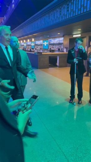 We shared a private moment with @kevincostner as he gave us some wisdom from his decades of acting, producing and being the lead singer in a great band @modernwestband who closed out the after party here @starkeyhearingfoundation #sotheworldmayhear #yellowstone #bodygaurd | The Tenors