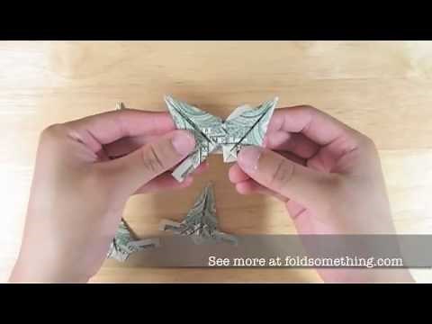 How to make an origami modular dollar star - 5 or 6 points