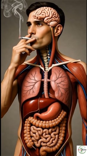 When you Smoking! Inside the Human Body-Science in Motion #humanbody #anatomy #3danimation