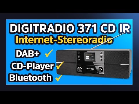 DIGITRADIO 371 CD IR | DAB+/UKW/Internet-Stereoradio mit CD-Player und App-Steuerung | TechniSat