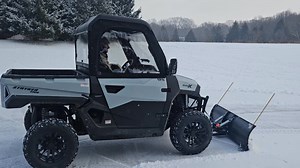 Big thanks to Shere Black for sending in this awesome shot of the Hisun Stryker 550X putting in work with the utility plow attachment! We love seeing our machines in action, tackling the toughest jobs with ease. Keep the photos coming—we want to see how you're using your Hisun Motors ride! Tag us or send in your shots for a chance to be featured! #HisunMotors #Stryker550X #PlowSeason #BuiltForTheOutdoors #WorkHardPlayHard | HISUN Motors Corp., USA
