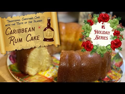 Caribbean Rum Cake - A delicious Christmas cake recipe that your family will LOVE! From scratch!