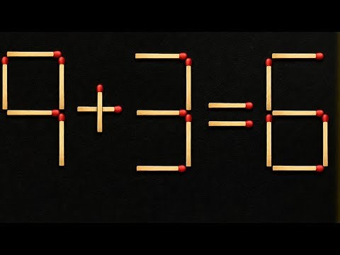 “99% People Fail 😱 | Move 2 Matchsticks Puzzle”“Impossible IQ Test 🔥 | Can You Fix This Equation?”