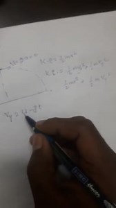 A particle is given a constant horizontal velocity from height ... | Filo