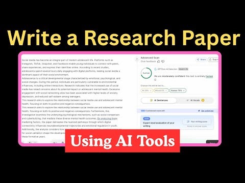 How to Write a Research Paper Using AI Tools Without Getting AI Detection Flags