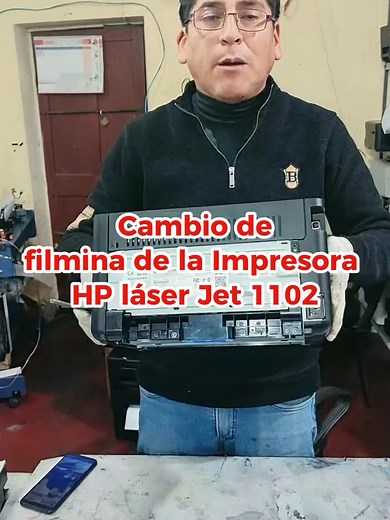 Cambio de Filmina HP 1102 en 5 Minutos