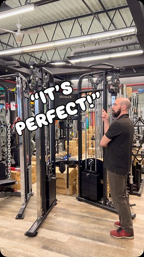 Fitness Solutions Canada on Instagram: "🏋️ Meet the Ironax XFT Functional Trainer—the ultimate all-in-one solution for your home gym. Compact, smooth, and durable, the XFT packs a serious punch with its space-saving attachments. From the lat pull-down bench and dip bars to the landmine attachment, foot plate for seated rows, and J hooks with safety catches, this versatile unit is perfect for all your strength training needs. Whether you’re just starting your fitness journey or adding to your se
