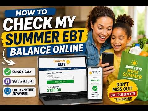 How to check my summer ebt balance online
