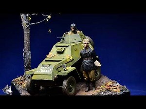 Building a 1/35 Scale BA-64: A Detailed Model Kit Assembly