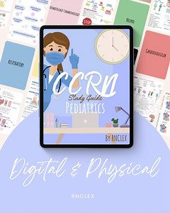 Pediatric CCRN Exam Study Guide/review - Digital and Physical Copy - RNCLEX - Etsy
