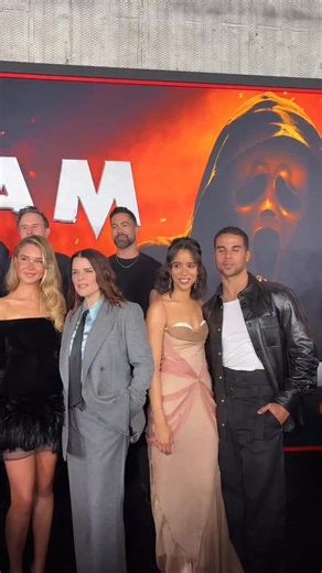 The #Scream7 cast and team reunited at the Los Angeles premiere at Paramount Pictures Studios tonight 🔪🩸 | Deadline Hollywood