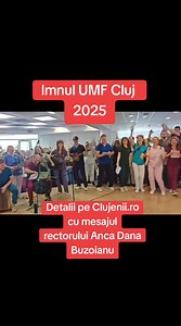 45K views · 1.1K reactions | Imnul UMF Cluj 2025. Mesajul de suflet al rectorului UMF Cluj, Anca Dana Buzoianu | Clujenii | Facebook