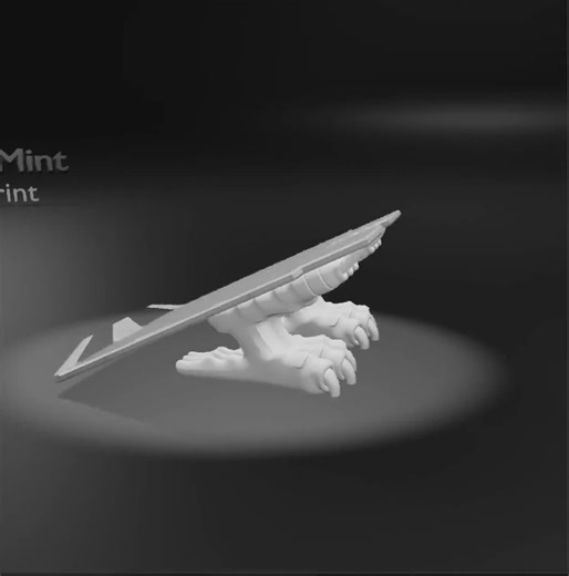 Monster Claw Laptop Stand 3D Print STL File, Fantasy Themed Laptop Riser, Unique Gaming Desk Decor, Mythical Creature Laptop Holder - Etsy