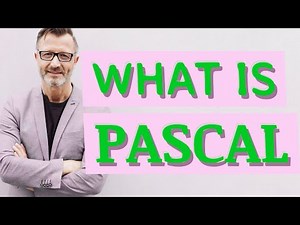 Pascal | Definition of pascal 📖 📖 📖