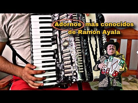 Ramón Ayala's Ornaments: The Most Well Known - Only Ornaments for Keyed Accordion