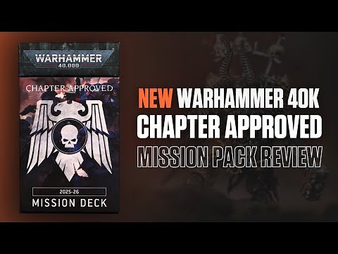 Playing Warhammer 40k with the Chapter Approved 2025 Mission Pack!