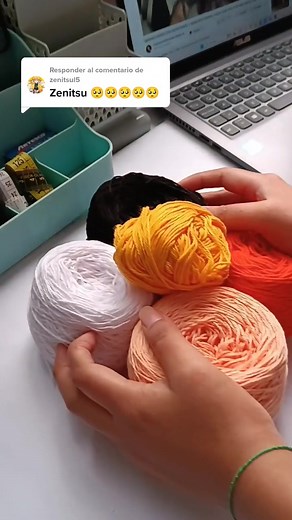 Respuesta a @zenitsul5 😍💖 #zenitsu #zenitusagatsuma #kimetsunoyaiba #kny #anime #amigurumi #crochetpattern #handmade #fyp #parati #crochet