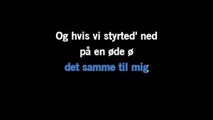 Karaoke Øde Ø - Rasmus Seebach - CDG, MP4, KFN - Karaoke Version