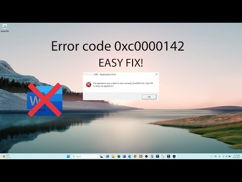 Error Code 0xc000142 | Word Not Opening (2025)