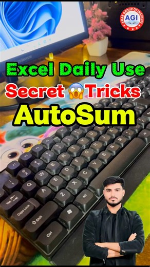 Most Excel Users Don't Know This AutoSum Trick! 😱