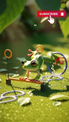 Tiny Frog’s Giant Jumps! 🐸 | 10-Second Adventure