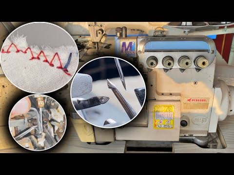 Proper Stitch Setting & Adjustment Overlock Machine