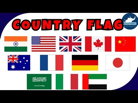 🌍 20 Countries and Their Flags |Learn Country Flags for Kids 🚩| #country #learning ‪@CoComelon‬