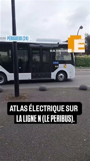 Un Atlas Électrique qui était en teste sur la Ligne N - en mai/Juin dernier...(Ce bus 👎👎👎)