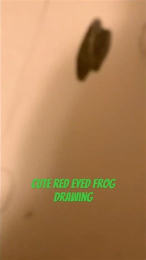 Kinda Fun Red-Eyed Tree Frog Hyper-Detailed Pencil Drawing