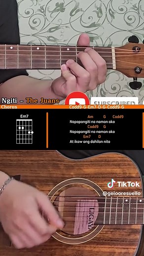 Ngiti - The Juans Easy Version Guitar Tutorial