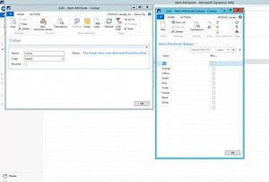 Item Attributes in Dynamics NAV 2017