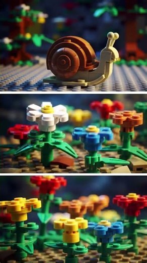 Snails Can SLEEP for 3 YEARS?! 🤯 (Incredible Animal Facts | Lego Stop Motion)