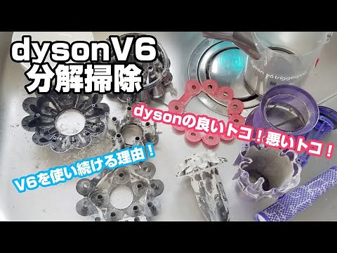 【dyson洗浄】V6分解掃除