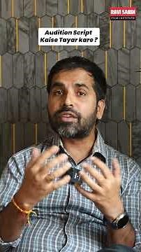 🎭 Audition Script for Beginners | How to Perform Your First Audition | RSFI Institute