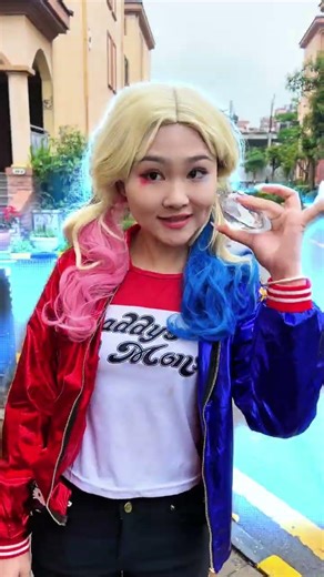 哈莉奎因为小丑变成彩虹花#Harley Quinn #joker