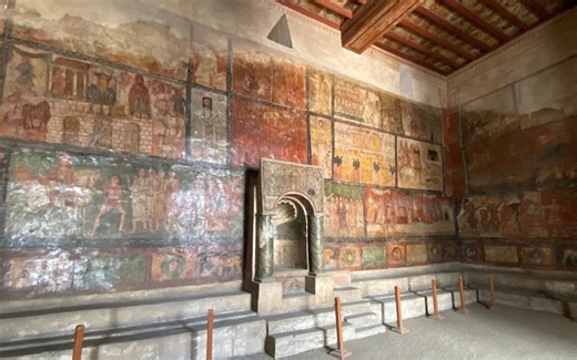 After years of war, world’s oldest synagogue paintings seen intact in Damascus