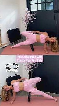 The best advanced side plank you aren’t doing (magic circle edition!)￼