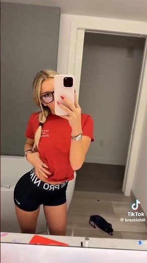 Breckie Hill wearing Nike Pros