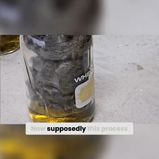 DIY Wood Stain: Steel Wool & Vinegar Experiment! #shorts #woodworking