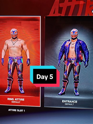 Day 4 of creating my personal wwe character today was atire. I accidentally deleted the old footage I apologise. #wwe #fyp #creations #wrestlinggame