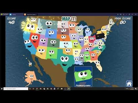 Stack the States 2 Map It Playthrough
